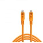 Tether Tools TetherPro Optima 10G USB-C, 3m, Straight to Straight (narancs) (CUC10G2-ORG) (CUC10G2-ORG) - aqua