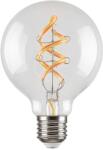 Rábalux LED izzó Spiral Filament Amber G95, RGB, 4 W, E27