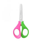 Keyroad Olló 13 cm tompa fejű Start zöld rózsaszín (KR971833) (KR971833)