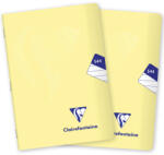 Clairefontaine Mimesys pastel PP, A5 "544" vonalas, 40 lap, citromsárga - 2 db (1544-74-PP-PAS)