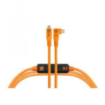 Tether Tools TetherPro Optima 10G USB-C, 4.6m, Straight to Right (narancs) (CUC15RTG2-ORG) (CUC15RTG2-ORG) - aqua