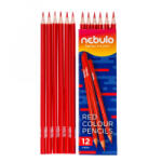 Nebulo Színes ceruza, háromszög, piros (PC-TR-1) (PC-TR-1) - aqua