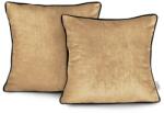 AmeliaHome Díszpárnahuzat VELVET szín mustársárga stílus glamour bársony 45x45 ameliahome