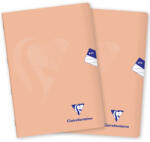 Clairefontaine Mimesys pastel PP, A4 "444" vonalas, 40 lap, korall - 2 db (1444-79-PP-PAS)