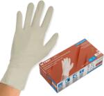 Setino Latex Vizsgáló Kesztyű, Púdermentes fehér, S Méret, 10/Karton