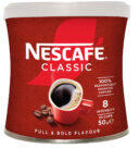 NESCAFÉ Разтворимо кафе NESCAFÉ CLASSIC, Метална кутия, 50g, 25 чаши, Интензитет 8 (64009) - potrebno
