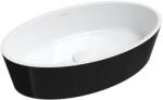 Omnires Bari M+ 50x30 cm white/black (BARI500UNBCP)