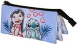KARACTERMANIA Trusă de toaletă triplă Karactermania Lilo & Stitch - Couple, 1 fermoar (8299) Penar