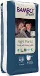 Bambo Nature Scutece chilotel Eco, Dreamy Night, Unisex, Large, 8-15ani, 35-50kg, 10 bucati, Bambo Nature