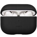 UNIQ Terra tok Bőr tok hard case Apple AirPods Pro 2 készülékhez (UNIQ-AIRPODSPRO2-TERDBLK)