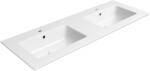 SAPHO GSI PURA SLIM 122x46 cm ExtraGlaze dupla kerámiamosdó, fehér 8888111 (8888111)