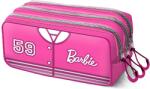 KARACTERMANIA Geantă de școală Karactermania Barbie - Varsity, 3 compartimente (6983) Penar