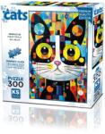 KS Games Puzzle KS Games din 300 piese- Pisică abstractă (19262) Puzzle