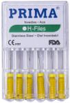 Prima Ace Endodontice Headstrom H-Files, Marimea 20 Galbene, 25 mm, pentru Canal Radicular, Prima, 6 Bucati (VTR-0981-20-GLB)