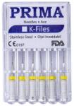 Prima Ace Endodontice Kerr K-Files, Nr. 15 Albe, 25 mm, pentru Canal Radicular, Prima, 6 Bucati (VTR-0629-15-ALB)