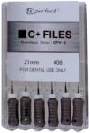 Vetro Design Ace Endodontice C-Pilot, 08 Gri, 21 mm, pentru Canal Radicular, 6 Bucati (VTR-2712-08)