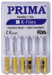 Prima Ace Endodontice Kerr K-Files, Nr. 20 Galbene, 25 mm, pentru Canal Radicular, Prima, 6 Bucati (VTR-0629-20-GLB)