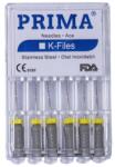 Prima Ace Endodontice Kerr K-Files, Nr. 08 Gri, 25 mm, pentru Canal Radicular, Prima, 6 Bucati (VTR-0629-08-GRI)