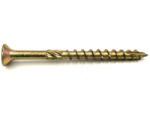Koelner 10x200mm Pro-Fast faszerkezet építő csavar TORX-40 sárga horganyzott UC-10200 Lapos fej 50db (04602)