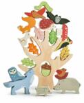 Tender Leaf Asezarea din padure din lemn preminum, Tender Leaf Toys, 19 piese