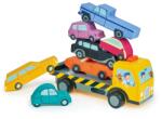 Tender Leaf Masinute suprapuse, din lemn premium, Tender Leaf Toys