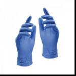 Wolker Kesztyű egyszer használatos latex nitril kék M 100db - M-100 (M-100)