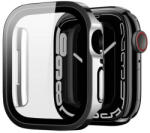 Dux Ducis Hamo Apple Watch 7/8/9 41mm tok kijelzővédő felülettel, fekete - phoner