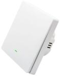 SmartWise B61 UNI Zigbee 3.0 + RF, univerzális bekötésű, 1 áramkörös, fizikai nyomógombos okos villanykapcsoló, fehér (SMW-BUN-B61-ZBRF-W)
