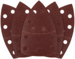 GRAPHITE Csiszolópapír deltacsiszolóhoz, tépőzáras, 11lyukas, 102x152mm, P80, 5db, Minimum rendelés: 3cs (58T302)