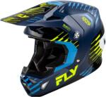 FLY Racing Formula CP Slice bukósisak - Sötétkék/Magas láthatóságú/Fehér FLY RACING Sisakok és ruházat Offroad sisak