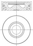 MAHLE dugattyú MAHLE 013 PI 00136 000 for CITROËN, FORD, PEUGEOT (013 PI 00136 000)
