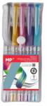 Set 5 rollere cu gel Main Paper, varf 0.9 mm, culori metalizate (MR216599)
