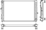 Audi A4 1994-1998 - Vízhűtő (630x400x32) man. váltóshoz