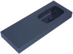 Elita Dimple 121x46 cm right matt navy blue (RE041202027030)