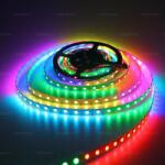 OPTONICA Programozható DRGB szalag 5V-os! Szemenként vezérelhető WS2812b IC 60LED/m 1 év gar (4492)