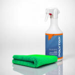POLYTOP Velox Seal ceramic effect spray sealant QD 750 ml szegély nélküli mikroszálas kendő 40 x 40 cm 380 GSM