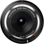 Olympus Vázspaka objektív, 9mm F1: 8.0 halszem fekete (V335530BW000)