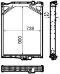 MAHLE Radiator, racire motor MAHLE CR 1917 000P (CR 1917 000P)