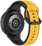 RMPACK Huawei Watch GT 5 46mm Pótszíj Óraszíj Szilikon DUAL Color Style Sárga-Fekete