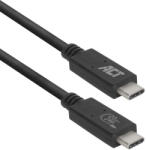 ACT USB-C kábel USB4 20Gbps 1m fekete ACT (AC7431)