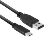 ACT USB / USB-C 3.2 gen1 töltő kábel 1m fekete ACT (AC3020)