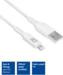 ACT USB / Lightning Mfi kábel 1m fehér ACT (AC3011)
