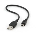 Gembird (CCP-USB2-AM5P-1) 0.3m fekete USB2.0 / miniUSB kábel