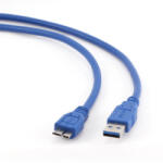 Gembird (CCP-MUSB3-AMBM-0.5M) 0.5m kék USB3.0 / microUSB-B kábel