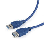 Gembird USB3 hosszabbító kábel 1.8m kék Gembird (CCP-USB3-AMAF-6)