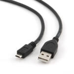 Gembird (CCP-MUSB2-AMBM-0.1M) 0.1m fekete USB2.0 / microUSB-B kábel