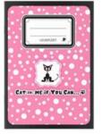 ICO Füzet, tűzött, A5, lecke, 34 lap, ICO "Cats-dots (TICSULFCD) - papiruniverzum