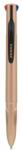 Zebra Golyóstoll, 0, 37 mm, nyomógombos, négyszínű, ZEBRA "Smooth", rose gold (TZ81460) - papiruniverzum