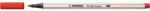 STABILO Ecsetirón, STABILO "Pen 68 brush", piros (TST56848) - papiruniverzum