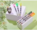 FlexOffice Golyóstoll, 0, 25 mm, kupakos, FLEXOFFICE "FO-058 Tropical", kék (FO058K) - papiruniverzum